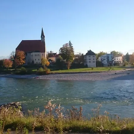 شقة An Der Idyllischen Salzachschleife Naehe Salzburg