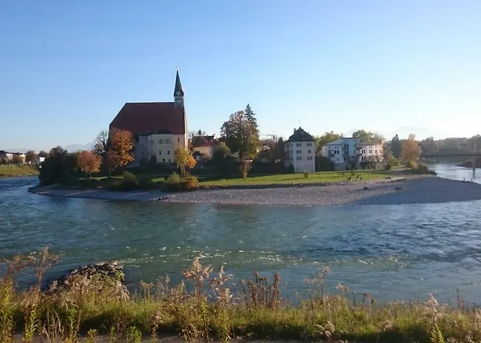 דירה An Der Idyllischen Salzachschleife Naehe Salzburg